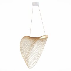 SL6900.503.24 Светильник подвесной ST-Luce Белый/Древесный LED 1*24W 4000K FOSSIL