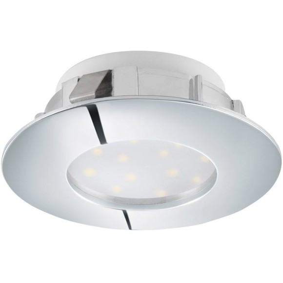 95818 Светодиодный встраиваемый светильник PINEDA, 1х4,9W(LED), ?78, IP44, пластик, хром