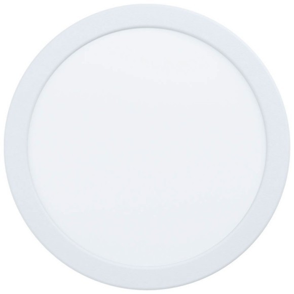 99134 Светодиодный встраиваемый светильник FUEVA 5, 17W (LED), ?216, ET26, 2000lm, 3000K, сталь, белый