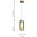 4625-2P, подвес, D190xH420/1925, LEDx16W, 860LM, 3000K, included