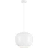 MOD466PL-L12W3K Подвесной светодиодный светильник с белым алюминиевым плафоном 30см, 20Вт, 180°, 3000К, CRI90, 2100Лм  Maytoni Brio