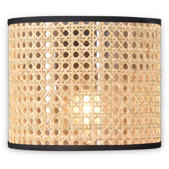 Настенный светильник (бра) с ротанговым плафоном под лампу E14 Freya Mixture FR5483WL-01B