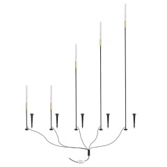 Грунтовый светильник Arte Lamp MUSTER A1083PA-5BK Грунтовый светильник Arte Lamp MUSTER A1083PA-5BK