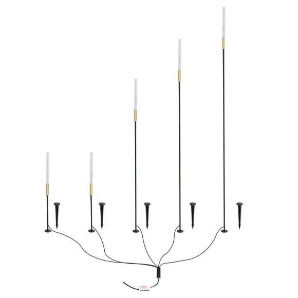 Грунтовый светильник Arte Lamp MUSTER A1083PA-5BK