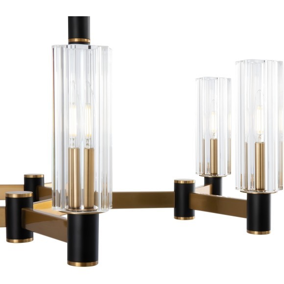 Люстра на штанге Freya FR5167PL-06BS Ambra под лампы 6xE14 40W