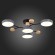 SLE6006-702-04 Светильник потолочный Серый/Серый LED 4*12W 3000K/4500K/6000K FAEMA