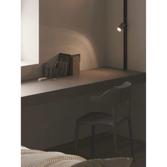 Однофазный двужильный трековый светильник Maytoni Unity TR004-1-GU10-MG Focus под сменную лампу GU10