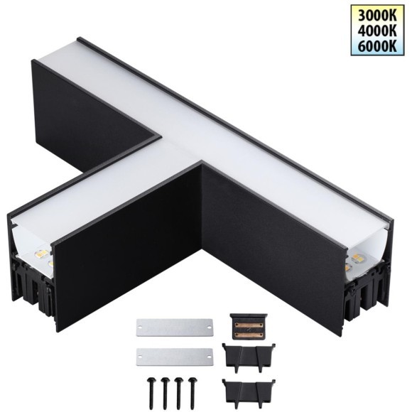 Светильник соединитель Novotech «Т» с переключ. цв. температуры IP20 LED 12W 220-240V 3000К\4000К\6000К FATTO 359611