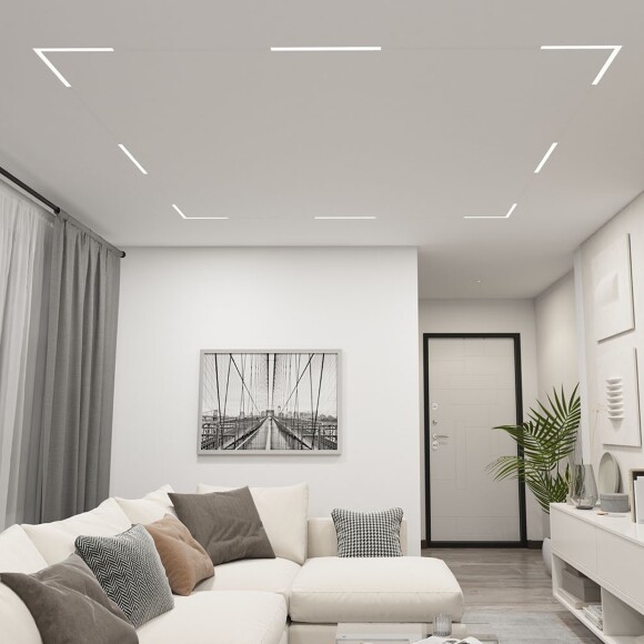 DK8014-WH Трековый магнитный светодиодный SMART (TUYA, Алиса, Wi-Fi, пам. настроек) светильник Denkirs SMART 220V CRI90+ 3000-6000К 1520Лм 120° 18Вт