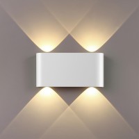 Настенный светильник белый металлический прямоугольник Odeon Light LED 4W 3000K 220V MAGNUM 7192/4WL