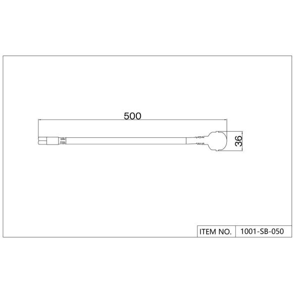 Коннектор в розетку для драйвера 50см Favourite Unika 1001-SB-050
