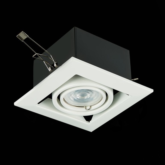 ST250.558.01 Св-к встр. Черный, Белый GU10 1*50W IP20 L126xW126xH70 220V Без ламп Встраиваемые светильники ST250.558.01 Св-к встр. Черный, Белый GU10 1*50W IP20 L126xW126xH70 220V Без ламп Встраиваемые светильники