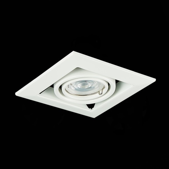 ST250.558.01 Св-к встр. Черный, Белый GU10 1*50W IP20 L126xW126xH70 220V Без ламп Встраиваемые светильники ST250.558.01 Св-к встр. Черный, Белый GU10 1*50W IP20 L126xW126xH70 220V Без ламп Встраиваемые светильники