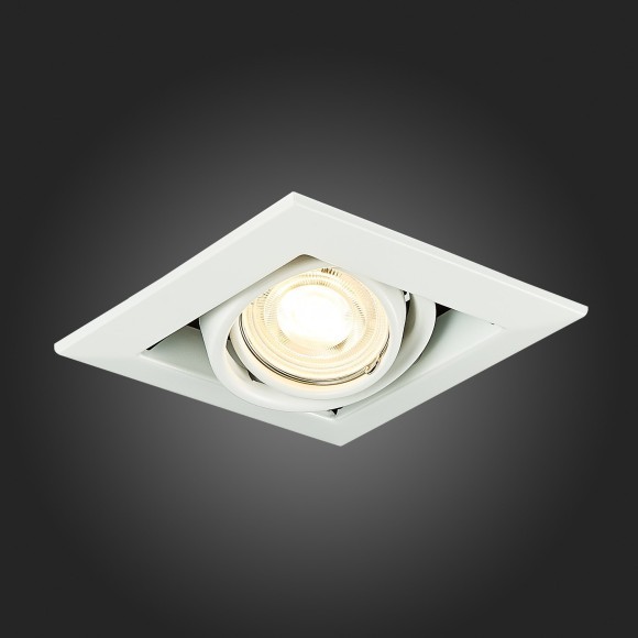 ST250.558.01 Св-к встр. Черный, Белый GU10 1*50W IP20 L126xW126xH70 220V Без ламп Встраиваемые светильники ST250.558.01 Св-к встр. Черный, Белый GU10 1*50W IP20 L126xW126xH70 220V Без ламп Встраиваемые светильники