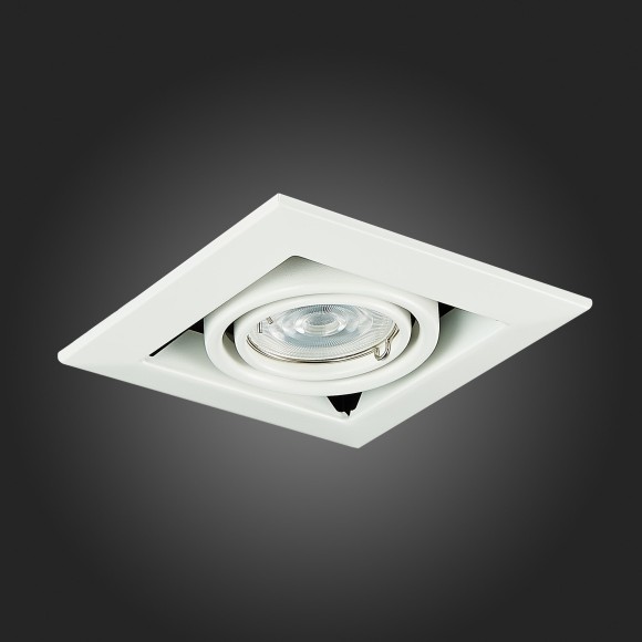 ST250.558.01 Св-к встр. Черный, Белый GU10 1*50W IP20 L126xW126xH70 220V Без ламп Встраиваемые светильники ST250.558.01 Св-к встр. Черный, Белый GU10 1*50W IP20 L126xW126xH70 220V Без ламп Встраиваемые светильники