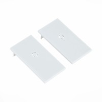 ST015.522.15 Заглушка торцевая (2шт) белая для накладных шинопроводов SKYLINE 220