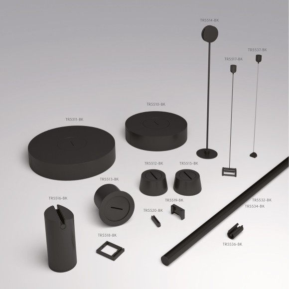 Накладное основание с возможностью размещения блока питания Denkirs Belty TR5510-BK