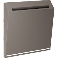 VLS002614 Накладка для выключателя питания карточного для отелей коричневого цвета VOLTUM S70 (купучино)