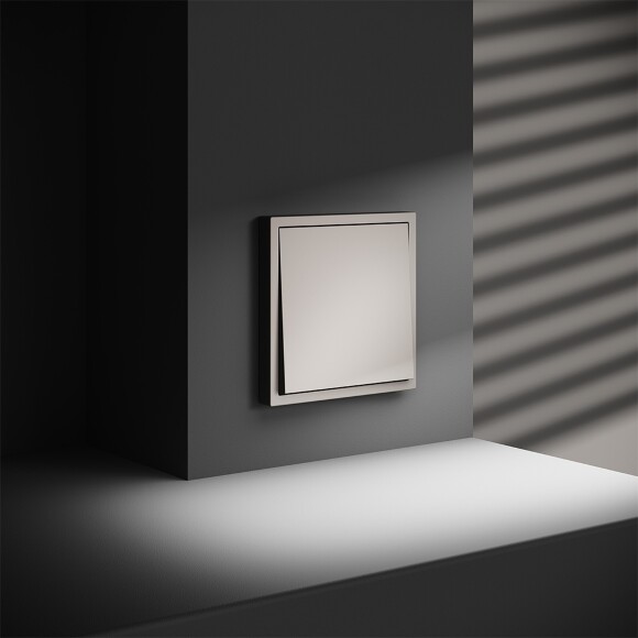 VLS080103 Заглушка для рамки для закрытия розетки кашемирового цвета VOLTUM S70 (кашемир)