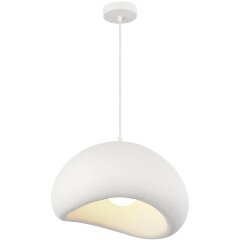 SL1522.523.01 Светильник подвесной ST-Luce белый/белый E27 1*60W WABI SABI