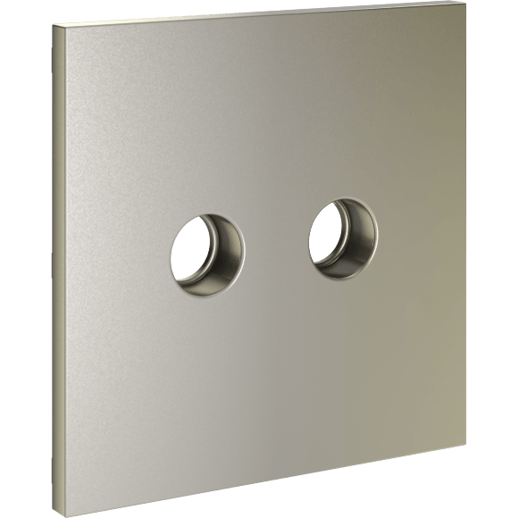 VLS001604 Накладка для розетки телевизионной оконечной TV+SAT (Телевизионный + Спутниковый) шелкового цвета VOLTUM S70 (шелк)