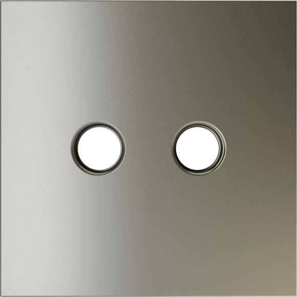 VLS001604 Накладка для розетки телевизионной оконечной TV+SAT (Телевизионный + Спутниковый) шелкового цвета VOLTUM S70 (шелк)