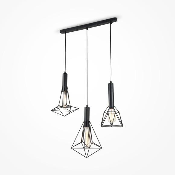 Подвесной светильник с 3 лампами Maytoni T021-03-B SPIDER под лампы 3xE27 60W