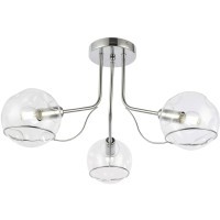 SLE102502-03 Светильник потолочный Хром/Прозрачный E14 3*40W BACA