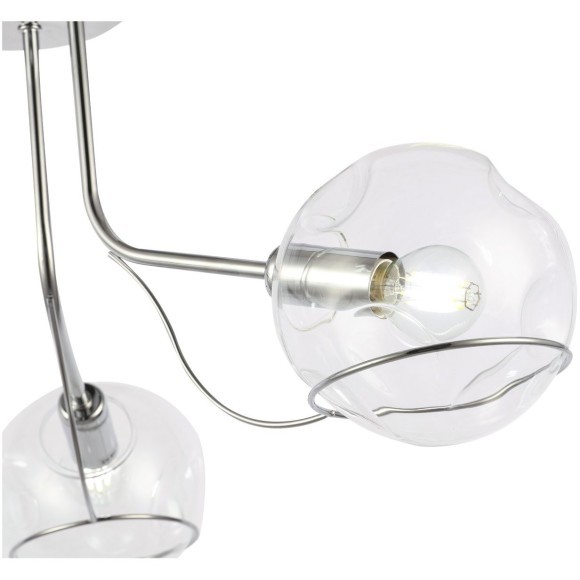 SLE102502-03 Светильник потолочный Хром/Прозрачный E14 3*40W BACA