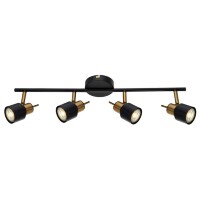 Спот потолочный Arte Lamp A1906PL-4BK ALMACH под лампы 4xGU10 50W