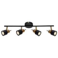 Спот потолочный Arte Lamp A1906PL-4BK ALMACH под лампы 4xGU10 50W