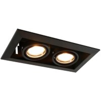 Встраиваемый светильник Arte Lamp A5941PL-2BK CARDANI PICCOLO под лампы 2xGU10 50W