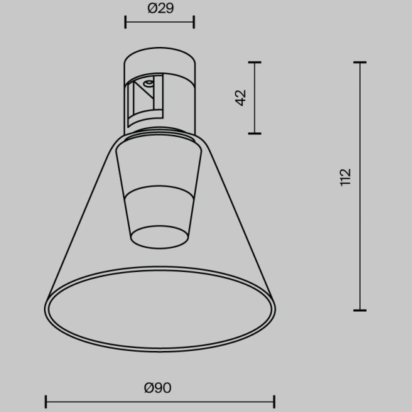 Трековый светильник Maytoni Bianca Flarity 4000K 3Вт 120° TR147-1-3W4K-PT Трековый светильник Maytoni Bianca Flarity 4000K 3Вт 120° TR147-1-3W4K-PT