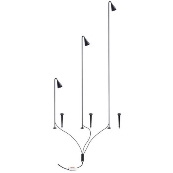 Грунтовый светильник Arte Lamp MULIPHEIN A1084PA-3BK