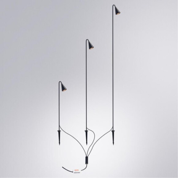 Грунтовый светильник Arte Lamp MULIPHEIN A1084PA-3BK