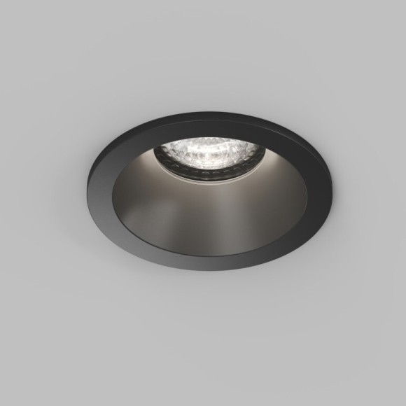 Встраиваемый влагозащищённый светильник COVE, IP44, до 15 Вт LED, GU10, алюминий, чёрный Встраиваемый влагозащищённый светильник COVE, IP44, до 15 Вт LED, GU10, алюминий, чёрный