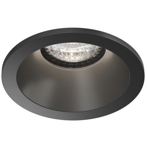 Встраиваемый влагозащищённый светильник COVE, IP44, до 15 Вт LED, GU10, алюминий, чёрный Встраиваемый влагозащищённый светильник COVE, IP44, до 15 Вт LED, GU10, алюминий, чёрный