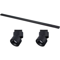 ST2652.430.02 Комплект трековый однофазный, черный, 2 светильника, 1 шинопровод, ST652.436.12, ST001 BASE ST2652.430.02 Комплект трековый однофазный, черный, 2 светильника, 1 шинопровод, ST652.436.12, ST001 BASE