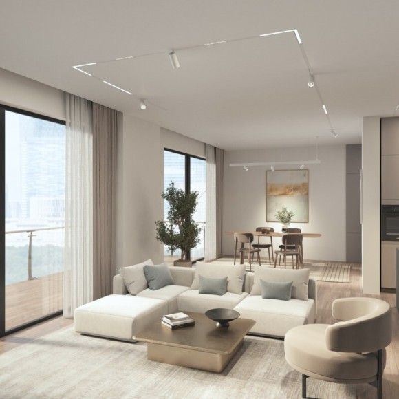 DK8205-WH Линейный трековый белый светильник Denkirs SIMPLE LINEAR 27W 4000K