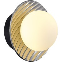 SL1521.401.01 Светильник настенный ST-Luce Черный/Дымчатый, Белый G9 1*5W 4000K NOON