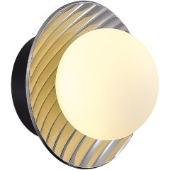 SL1521.401.01 Светильник настенный ST-Luce Черный/Дымчатый, Белый G9 1*5W 4000K NOON