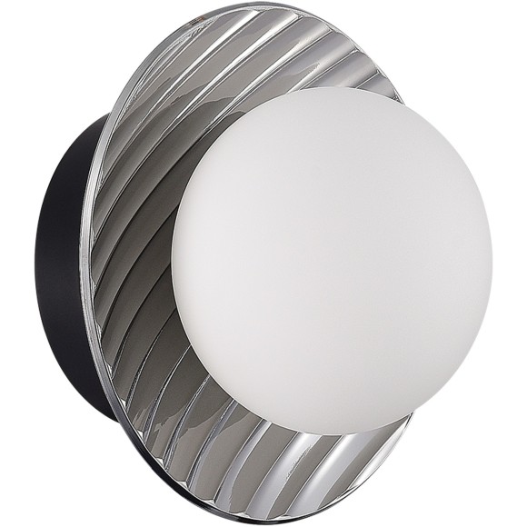 SL1521.401.01 Светильник настенный ST-Luce Черный/Дымчатый, Белый G9 1*5W 4000K NOON