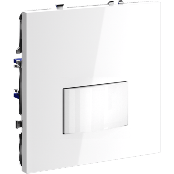 VLS070501 Датчик движения встраиваемый белого глянцевого цвета. Расстояние до 9 м, угол до 120°, мощность 500 Ватт VOLTUM S70 (белый глянцевый)