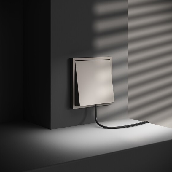 VLS080203 Вывод для кабеля диаметром до 7 мм кашемирового цвета VOLTUM S70 (кашемир)