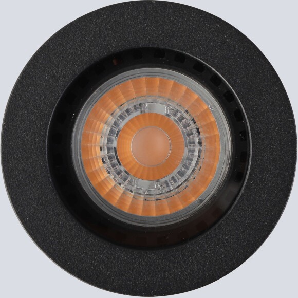 Crystal Lux CLT 422C BL Черный накладной потолочный влагозащищенный минималистичный светодиодный светильник под сменную лампу GU10, черный матовый металл, защита IP44