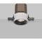 Maytoni Mini DL059-7W3K-TRS-B Черный круглый безрамочный светодиодный светильник-спот встраиваемый в ГКЛ, COB LED 7Вт 3000K 50° 650Лм CRI90 IP20 220V светодиоды Bridgelux, диммируемые при смене блока питания