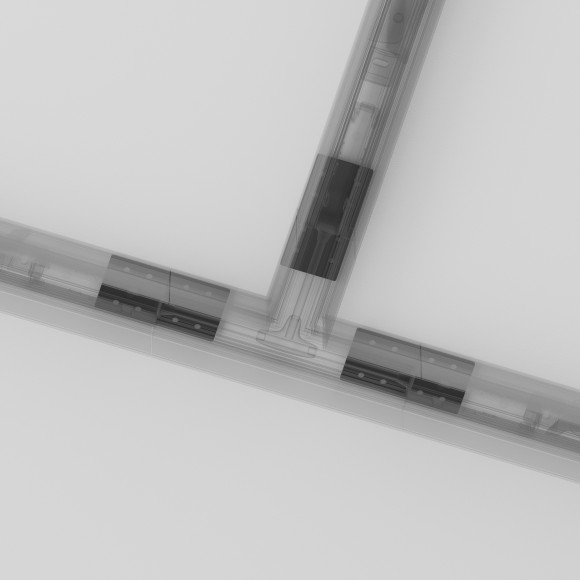 Прямой коннектор 1шт для накладных шинопроводов Maytoni Gravity TRA004C-21S