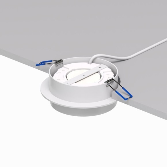 DK2090-WH Встраиваемый светильник FLAT, IP 20, до 15 Вт, GX53, LED, белый, алюминий