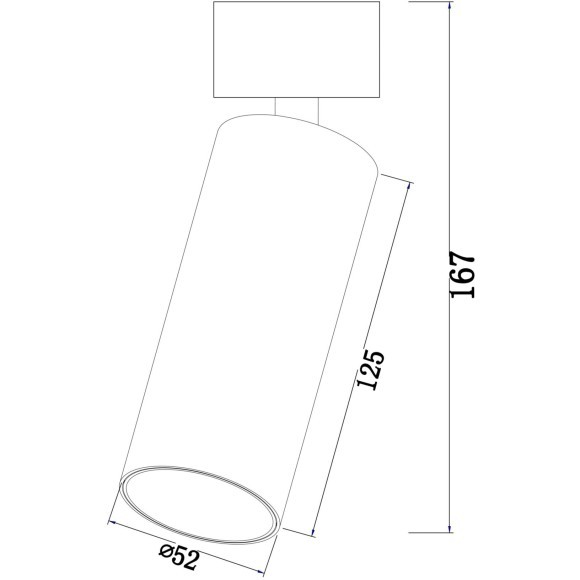 Потолочный светильник Technical C055CL-L12W4K