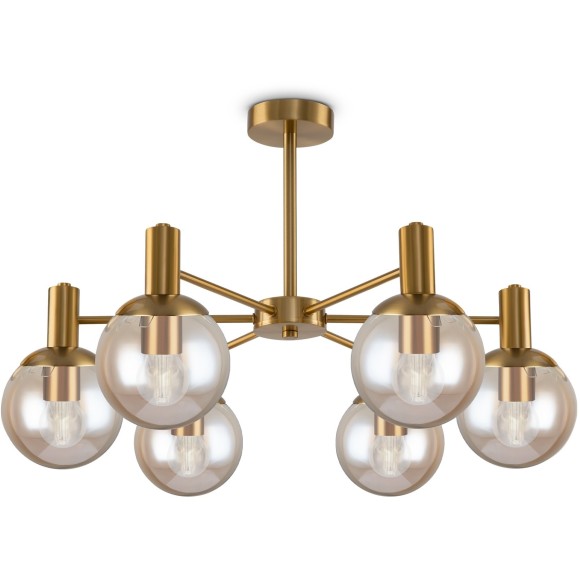 Люстра потолочная Freya FR5175PL-06BS Globo под лампы 6xE27 60W